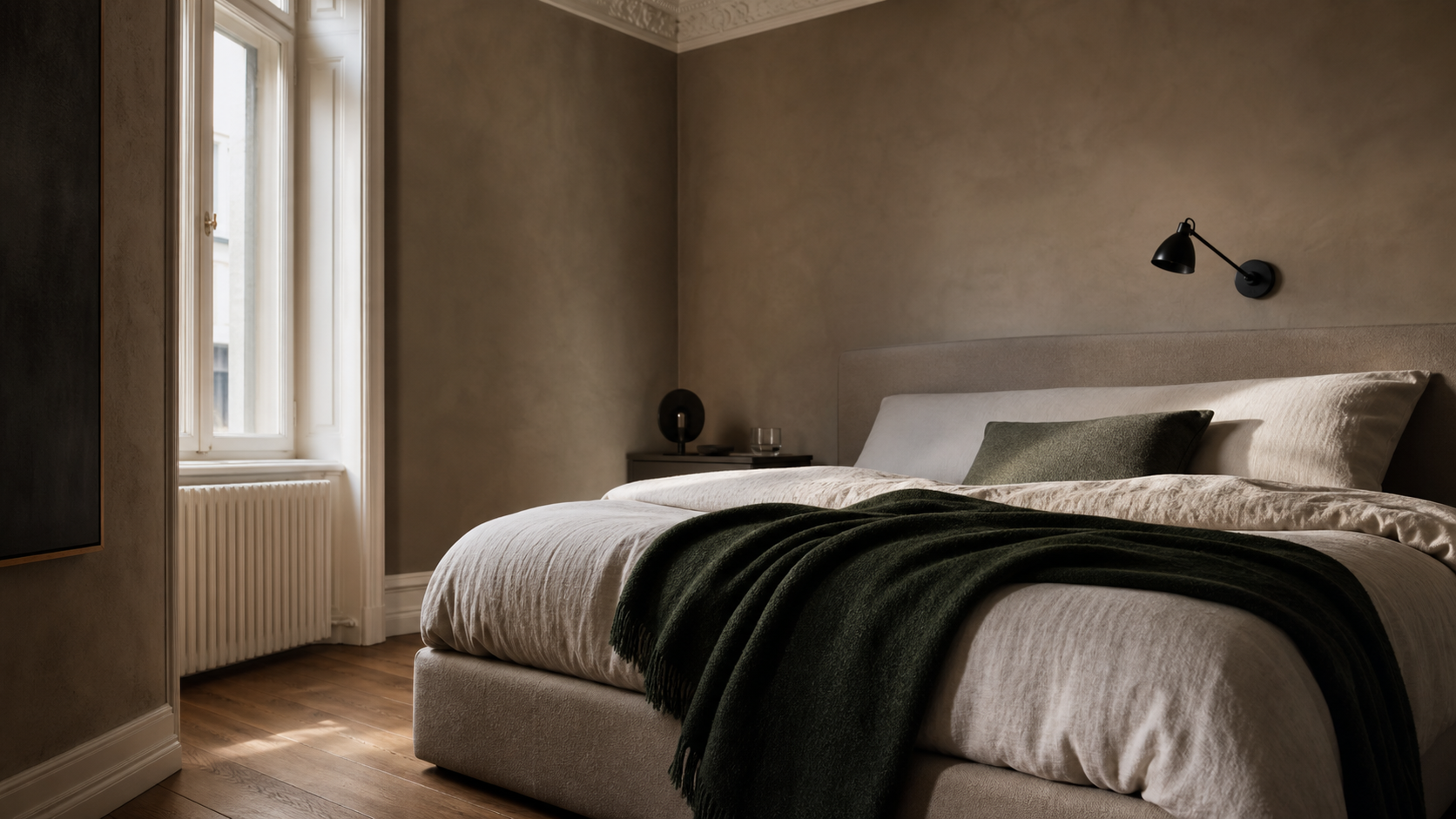 Premium-Schlafzimmer im Berliner Altbau